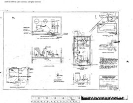 Northern Pacific Engineering Drawing, Diesel Fueling Facilities at Helena, Montana, 1953