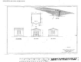 Spokane, Portland, and Seattle Railway Engineering Drawing, Steelox Building at Caboose Track at ...
