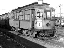 Seattle Municipal Railway Car 563, Seattle, Washington, circa 1940