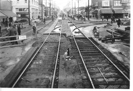 Seattle Municipal Railway Track, Seattle, Washington, 1926