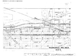 Plat Map of Northern Pacific Facilities at Bellingham, Washington, 1912