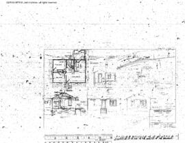 Northern Pacific Engineering Drawing, Signal Maintainer's Dwelling at Garrison, Montana, undated
