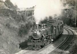 Great Northern Railway steam locomotive 1452 at Interbay, Washington in 1952.
