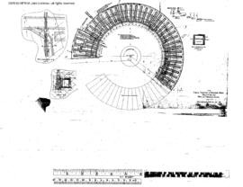 Northern Pacific Engineering Drawing, Engine Facilities at Parkwater, Washington, 1911