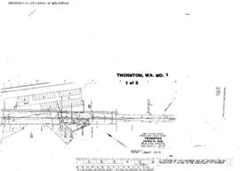 Plat Map of Great Northern Facilities at Thornton, Washington, undated