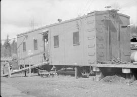 Northern Pacific station at Kanaskat, Washington, in 1944.