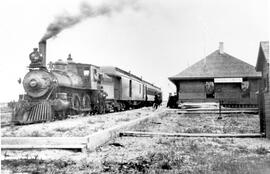 Great Northern Depot at Bannerman, Manitoba, undated