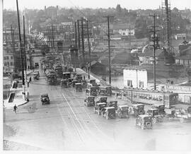 Seattle Municipal Railway Track, Seattle, Washington, circa 1925