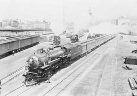 Northern Pacific North Coast Limited at Seattle, Washington, circa 1930.