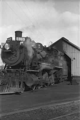 Northern Pacific Steam Locomotive 1369, Bellingham, Washington, undated