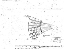 Northern Pacific Engineering Drawing, Roundhouse, Frame 125 Foot  at Yakima, Washington, 1933