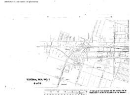 Plat Map of Northern Pacific Facilities at Yakima, Washington, 1966