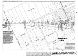 Plat Map of Northern Pacific Facilities at Pe Ell, Washington, 1914