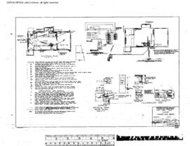 Northern Pacific Engineering Drawing, Depot at Enumclaw, Washington, 1965