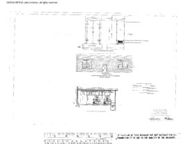 Great Northern Engineering Drawing, Many Glacier Hotel at East Glacier Park, Montana, 1957