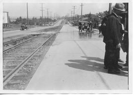 Seattle Municipal Railway Track, Seattle, Washington, circa 1925