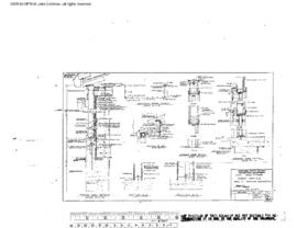 Northern Pacific Engineering Drawing, Yard Office - Eire Street at Spokane, Washington, 1959