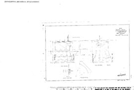 Northern Pacific Engineering Drawing: West Abutment, Bridge 113 (150) - Yellowstone River, West o...