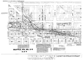 Plat Map of Northern Pacific Facilities at Seattle, Washington, 1919