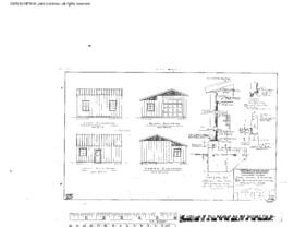 Northern Pacific Engineering Drawing, Tool House and Garage for Communications Linemen at Arlingt...