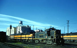 Spokane, Portland and Seattle Railway diesel locomotive 71 at Portland, Oregon in 1962.