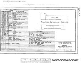 Spokane, Portland, and Seattle Railway Engineering Drawing, Freight House (Oregon Electric Railwa...
