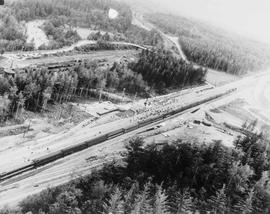 Northern Pacific special train at Kanaskat, Washington, in 1959.