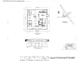 Spokane, Portland, and Seattle Railway Engineering Drawing, Freight Office at Eugene, Oregon, und...