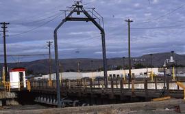 Burlington Northern turntable at Yakima, Washington, in 1992.