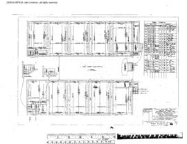 Great Northern Engineering Drawing, Pier 88 Warehouse and Offices at Seattle, Washington, 1947