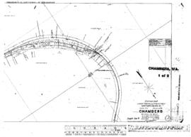 Plat Map of Northern Pacific Facilities at Chambers, Washington, 1914