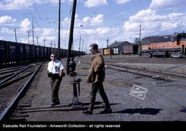 The Milwaukee Road yard at Othello, Washington circa 1971.