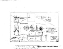 Northern Pacific Engineering Drawing, Diesel Fueling and Sanding Facilities at Parkwater, Washing...