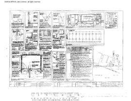 Great Northern Engineering Drawing, Unnamed Structure at Deer Park, Washington, 1981