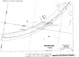 Plat Map of Great Northern Facilities at Winton, Washington, 1929