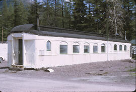 An old Great Northern parlor car at Essex, Montana, May 24, 1971.