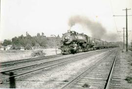 Great Northern Railway steam locomotive 2504 at Black River, Washington, undated.