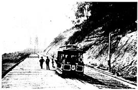 West Seattle Cable Railway cable car, Seattle, Washington, circa 1895