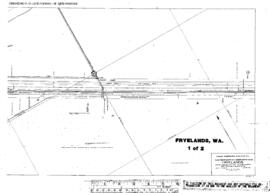 Plat Map of Great Northern Facilities at Frylands, Washington, 1920