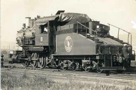 Great Northern Railway steam locomotive 8 at Seattle, Washington in 1925.