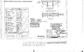 Great Northern Engineering Drawing: General Plan, Bridge 8.7 - Private Underpass, South of Dehlin...