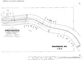 Plat Map of Northern Pacific Facilities at Providence, Washington, 1907