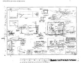 Northern Pacific Engineering Drawing, Diesel Fueling and Sanding Facilities at Parkwater, Washing...