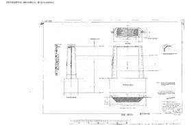 Spokane, Portland and Seattle Railway Engineering Drawing: General Drawing of Piers, Bridge E89.0...