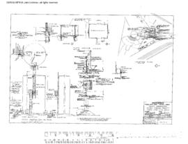 Burlington Northern Engineering Drawing, Unnamed Structure at Pasco, Washington, 1976