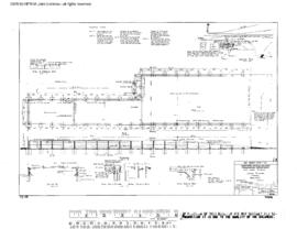 Northern Pacific Engineering Drawing, Depot at Connell, Washington, 1961