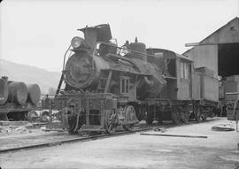 Kosmos Timber Company Steam Locomotive Number 7 at Kosmos, Washington, circa 1948.