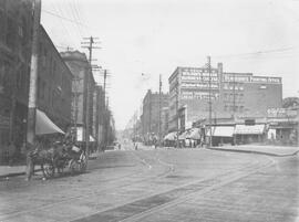 Seattle Electric Company track, Seattle, Washington, circa 1900