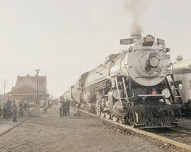 Spokane, Portland & Seattle Railway steam locomotive number 700 at Yakima, Washington in 1990.
