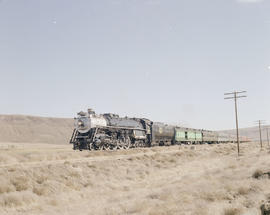 Spokane, Portland & Seattle Railway steam locomotive number 700 at Badger, Washington in 1990.